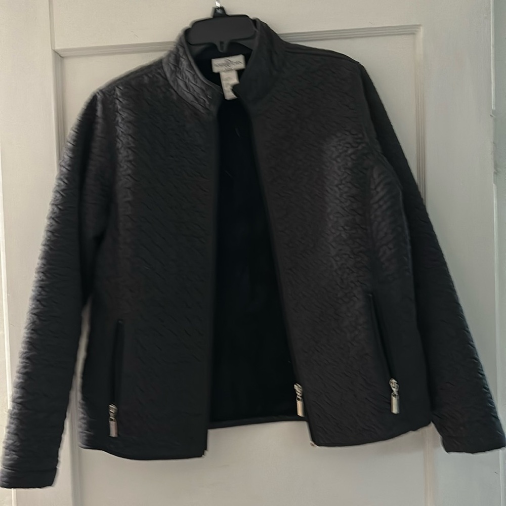 Robert Kitchen quilted zip up jacket